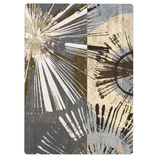 Ausburst Tiles I Klemmbrett (Rückseite)