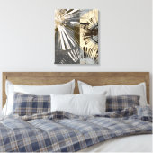 Ausburst Tiles I Leinwanddruck (Insitu (Schlafzimmer))