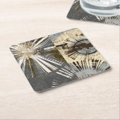 Ausburst Tiles I Rechteckiger Pappuntersetzer (angewinkelt)