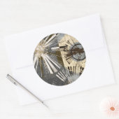 Ausburst Tiles I Runder Aufkleber (Umschlag)