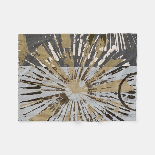 Ausburst Tiles III Fleecedecke (Vorderseite (Horizontal))