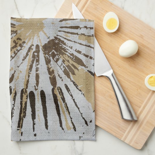 Ausburst Tiles III Geschirrtuch (Viertel Falte)