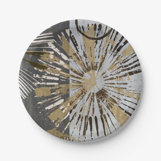 Ausburst Tiles III Pappteller (Vorderseite)