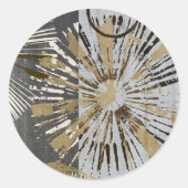 Ausburst Tiles III Runder Aufkleber (Vorderseite)