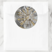 Ausburst Tiles III Runder Aufkleber (Tasche)