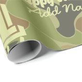 Auscam-grüne Tarnung Geschenkpapier (Rolleneckpunkt)