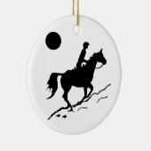 Ausdauer-Abstands-Reiter-Verzierung Keramik Ornament (Rechts)