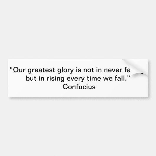 Ausdauer Autoaufkleber (Vorne)