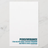 Ausdauer Briefpapier (Vorderseite)