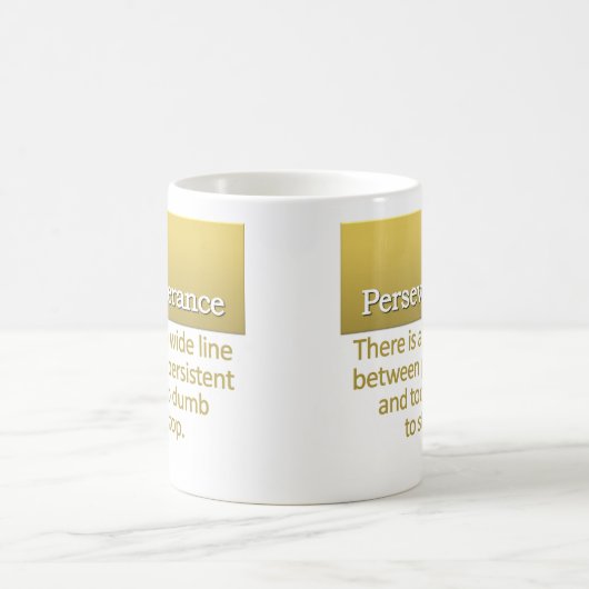 Ausdauer-Definition Kaffeetasse (Mittel)