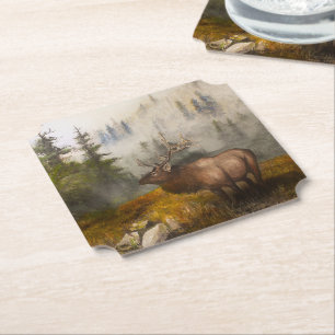 "Ausdauer Der Elk" Untersetzer