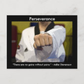 Ausdauer der Kampfkünste Postkarte (Vorderseite)