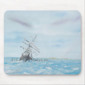 Ausdauer eingeschlossen durch das antarktische mousepad (Vorne)