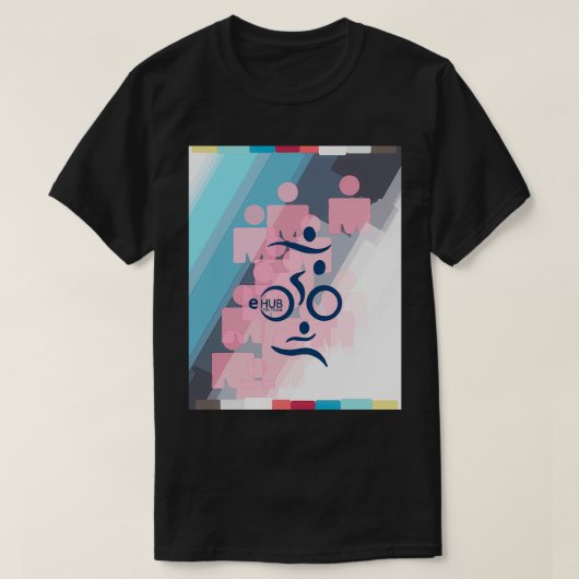 Ausdauer-Hub-Triathlon-Team Grafik T-Shirt (Design vorne)