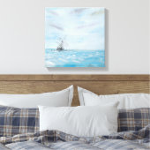 Ausdauer in der Falle der Antarktis. gestrichen Leinwanddruck (Insitu (Schlafzimmer))