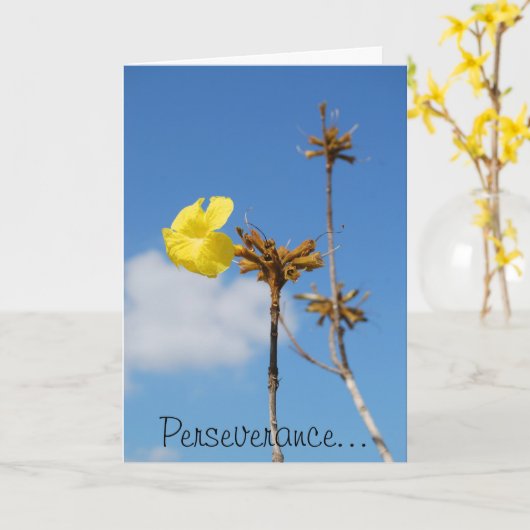 Ausdauer Karte (Gelbe Blume)