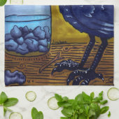 Ausdauer-Krähe Handtuch (Gefaltet)