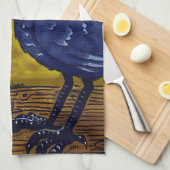 Ausdauer-Krähe Handtuch (Viertel Falte)