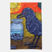 Ausdauer-Krähe Handtuch (Vertikal)