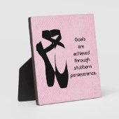 Ausdauerangebot mit Ballettschuhen Fotoplatte (Vorderseite)