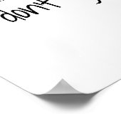 Ausdauerplakat Poster (Ecke)