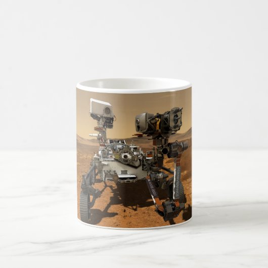 Ausdauerrenderung auf der Oberfläche von Mars. Kaffeetasse (Mittel)