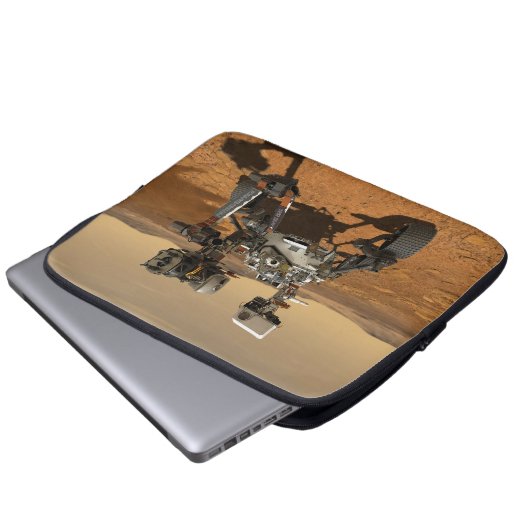 Ausdauerrenderung auf der Oberfläche von Mars. Laptopschutzhülle (Vorne Knopf)