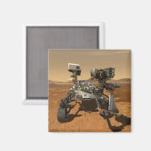 Ausdauerrenderung auf der Oberfläche von Mars. Magnet (Vorderseite/Rückseite)