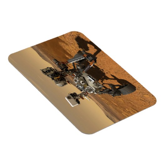 Ausdauerrenderung auf der Oberfläche von Mars. Magnet (Rechte Seite)