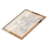 Ausdauerrenderung auf der Oberfläche von Mars. Notizblock (angewinkelt)