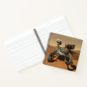 Ausdauerrenderung auf der Oberfläche von Mars. Notizblock (Innenseite)