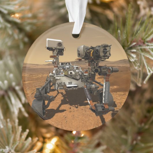 Ausdauerrenderung auf der Oberfläche von Mars. Ornament (Baum)