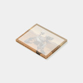 Ausdauerrenderung auf der Oberfläche von Mars. Post-it Klebezettel (angewinkelt)