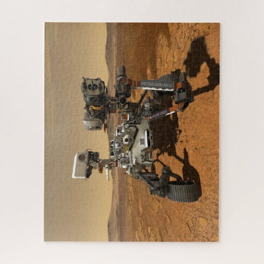 Ausdauerrenderung auf der Oberfläche von Mars. Puzzle (Vertikal)