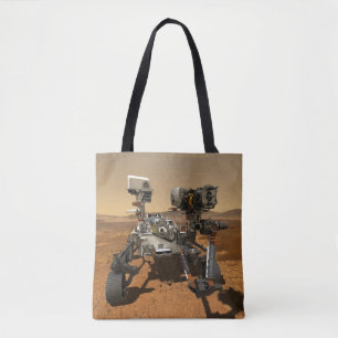 Ausdauerrenderung auf der Oberfläche von Mars. Tasche