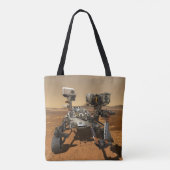 Ausdauerrenderung auf der Oberfläche von Mars. Tasche (Rückseite)