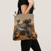 Ausdauerrenderung auf der Oberfläche von Mars. Tasche (Von Nahem)