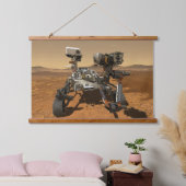 Ausdauerrenderung auf der Oberfläche von Mars. Wandteppich Mit Holzrahmen (Schlafzimmer)