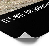 AusdauerstrahMountains individuell anpassbar Poster (Ecke)