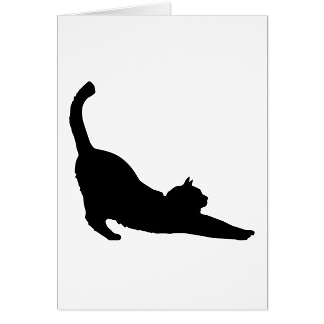 Ausdehnen der schwarze Katzen-Silhouette (Vorne)