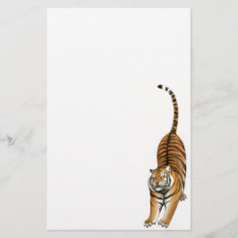 Ausdehnen des bengalischen Tiger-Briefpapiers Briefpapier