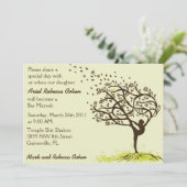 Ausdehnen meines Glied-Bar Mitzvah Einladung (Stehend Vorderseite)