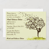 Ausdehnen meines Glied-Bar Mitzvah Einladung (Vorne/Hinten)