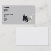 Ausdehnen von Labradoodles Visitenkarten Visitenkarte (Vorne/Hinten)