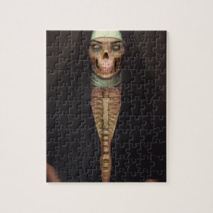 Ausdehnungs-Horror-Nonnen-Dame Skull Skeleton Puzzle