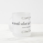 Ausdehnungs-Samt ist nicht historisch - Tasse (Vorderseite Links)