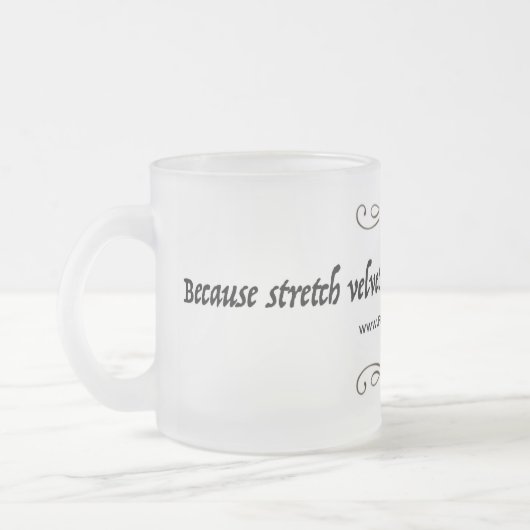 Ausdehnungs-Samt ist nicht historisch - Tasse (Links)