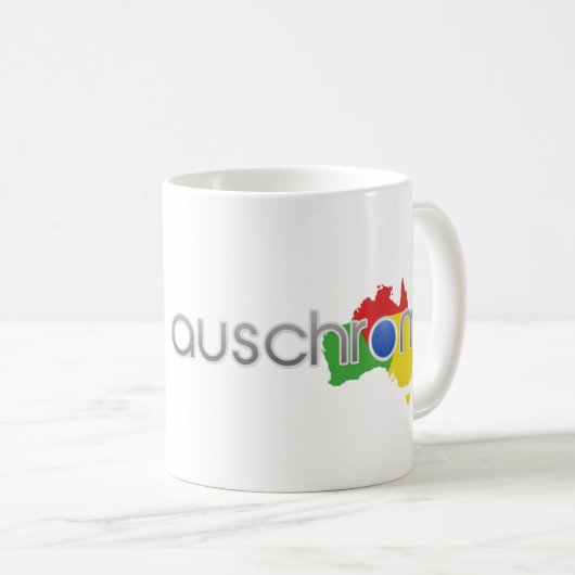 Ausdroid u. Auschrome Tasse (VorderseiteRechts)