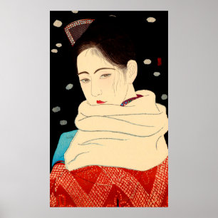 Ausdruck der Augen Asai Kiyoshi 1930 Poster