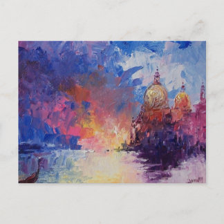 Ausdruck der Postkarte von Venedig
